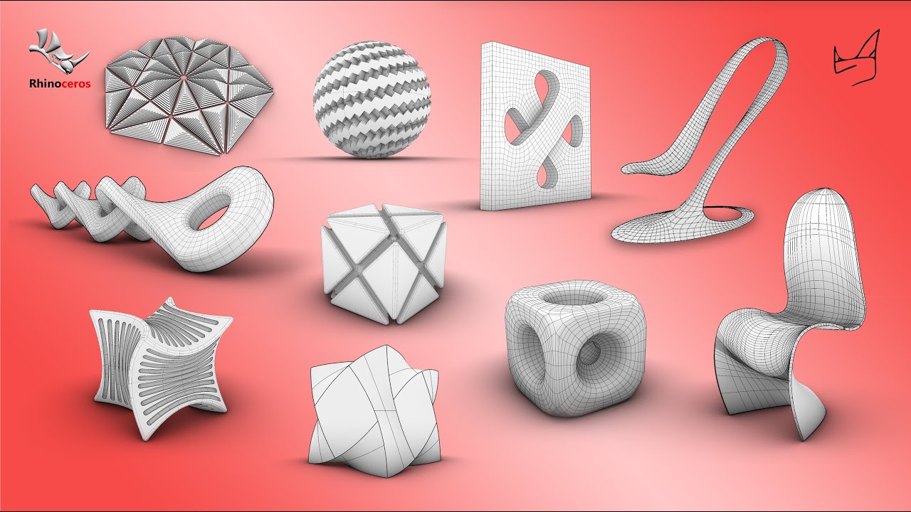 10 Parametric Like Shapes in Rhino 3D (Step-by-Step Guide)