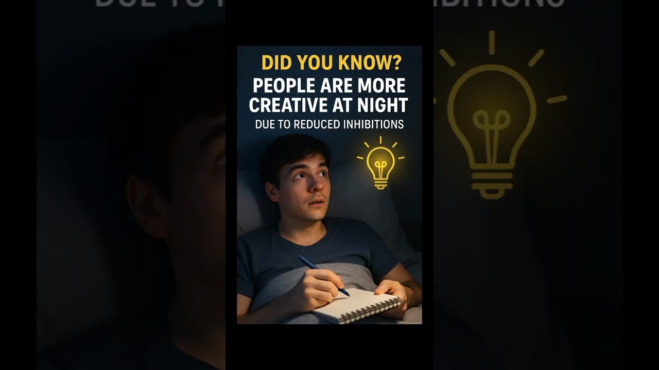 Why Your Brain Gets More Creative at Night! 🌙🧠