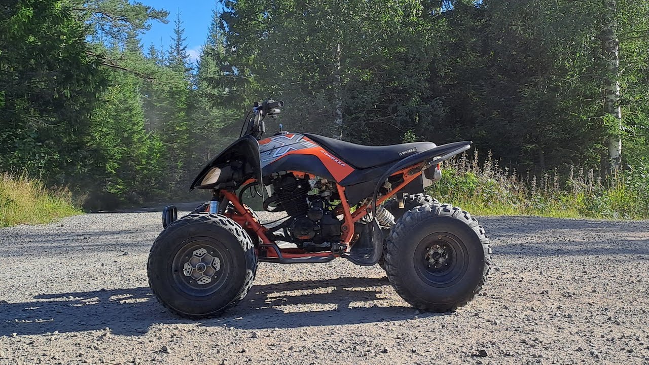 That one unemployed friend on a tuseday! 250 quad riding!