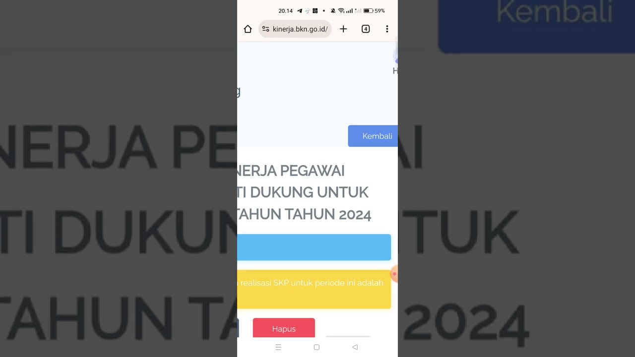 Cara Mengubah Nama Pejabat Penilai dan mendownload SKP 2024 di Ekinerja BKN Disdik Kab Bandung