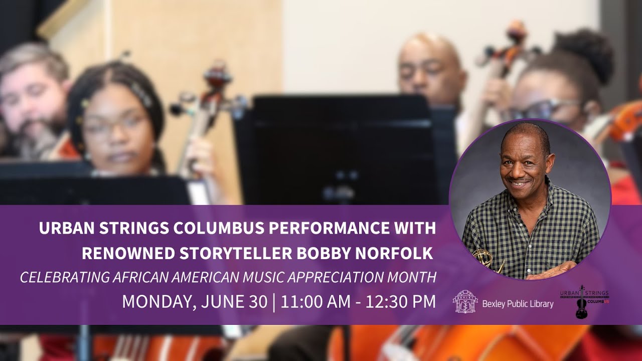 Urban Strings Columbus Performance with Storyteller Bobby Norfolk