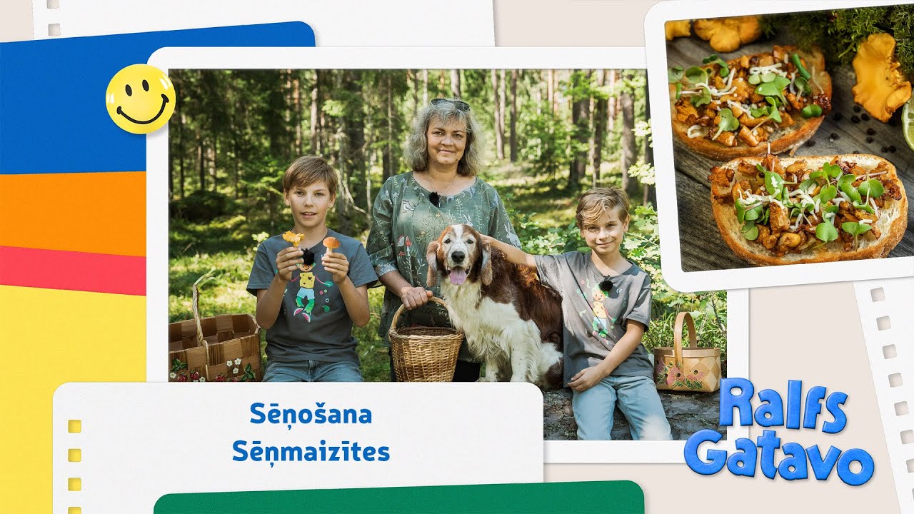 Ralfs Gatavo S09E02 / Sēņošana un gardās sēņmaizītes