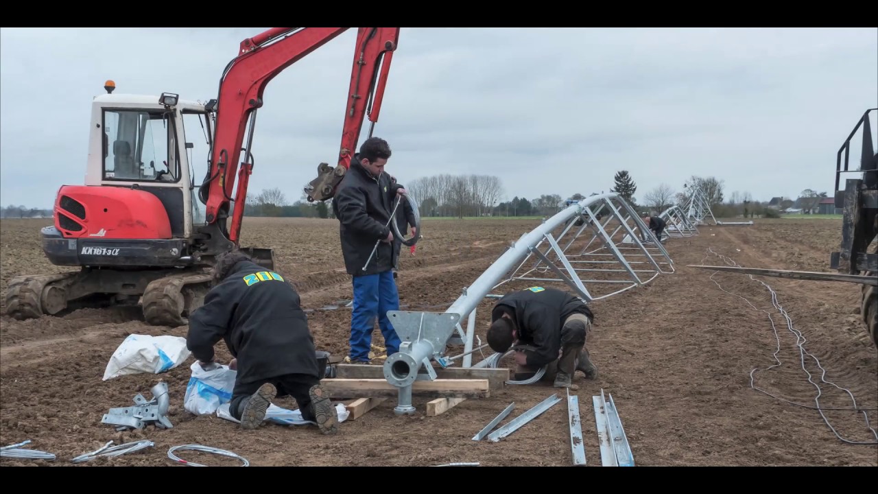 Formation au montage d'un pivot fixe d'irrigation par 2IE International