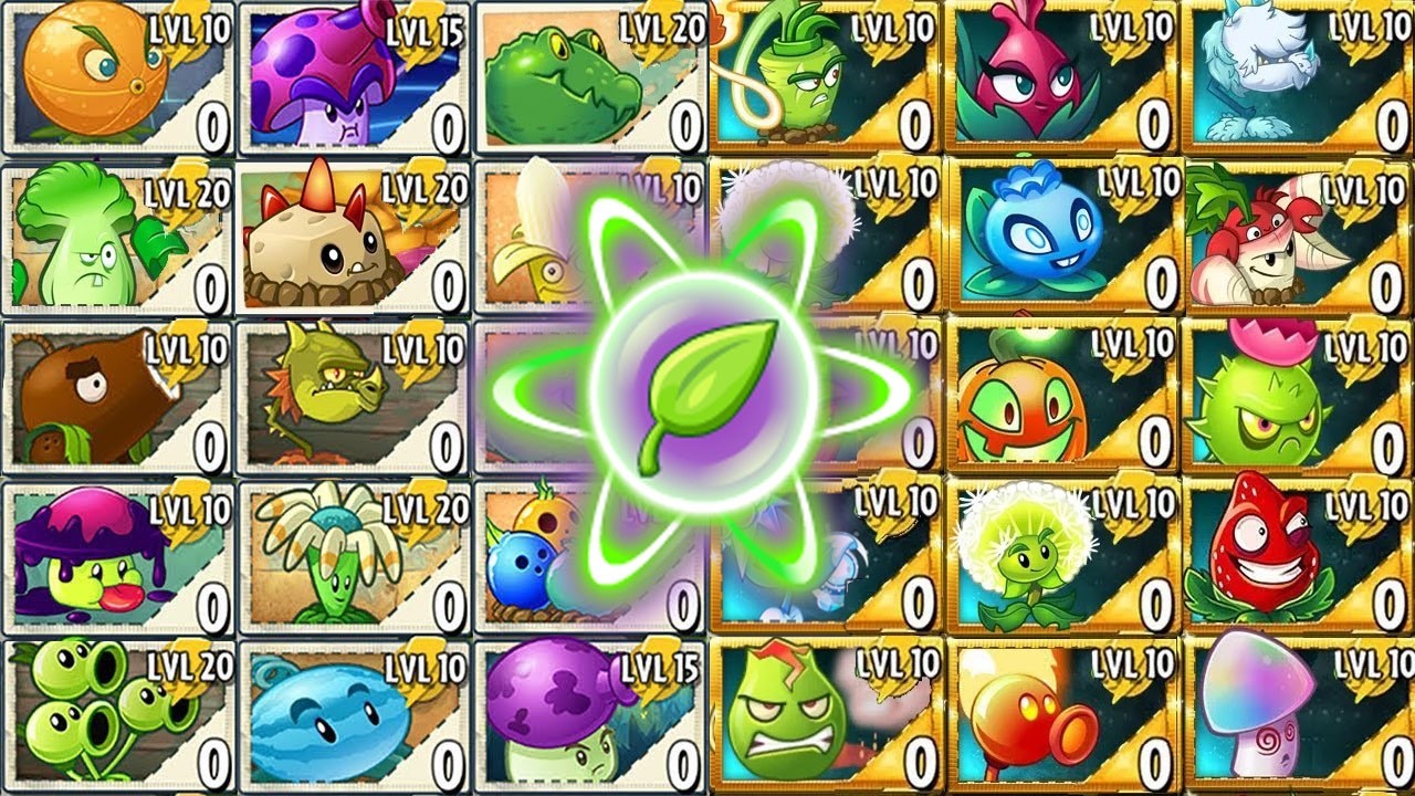 Random 40 Old FREE & PREMIUM Plants Vs Team Zombie Frozen - Who Will WIn? - Pvz 2 Battlez