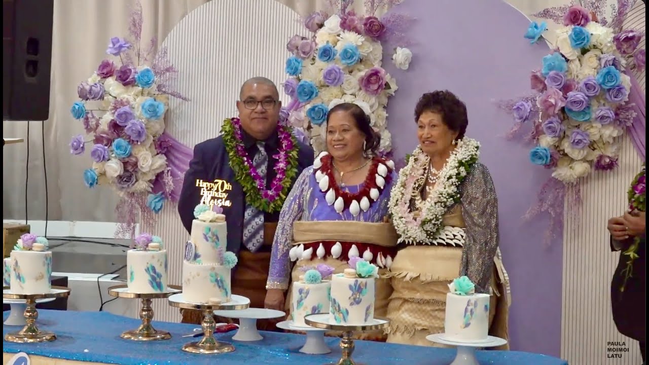 Aloisia Veisinia Loupua Mafi Finau Beautiful 70th Birthday Thanksgiving Celebration