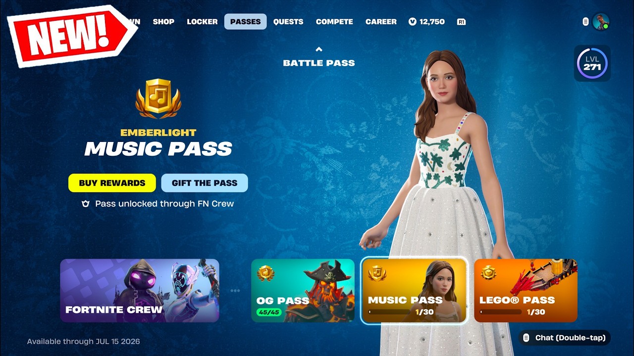 FORTNITE *NEW UPDATE* GAMEPLAY!! NEW LAUFEY MUSIC PASS, NEW SKINS & MORE!