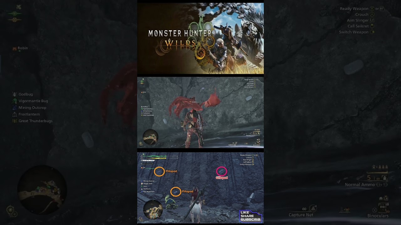 MH Wilds: Pillopod and Gillopod  