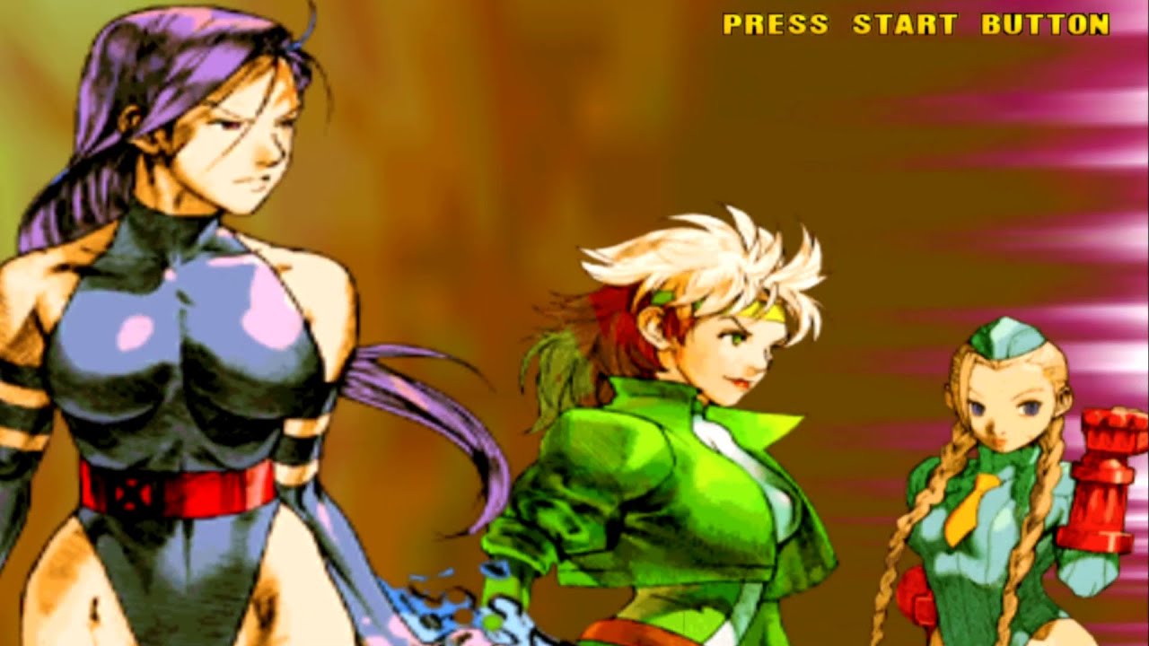 Marvel vs Capcom 2 - Rogue, Cammy, Psylocke