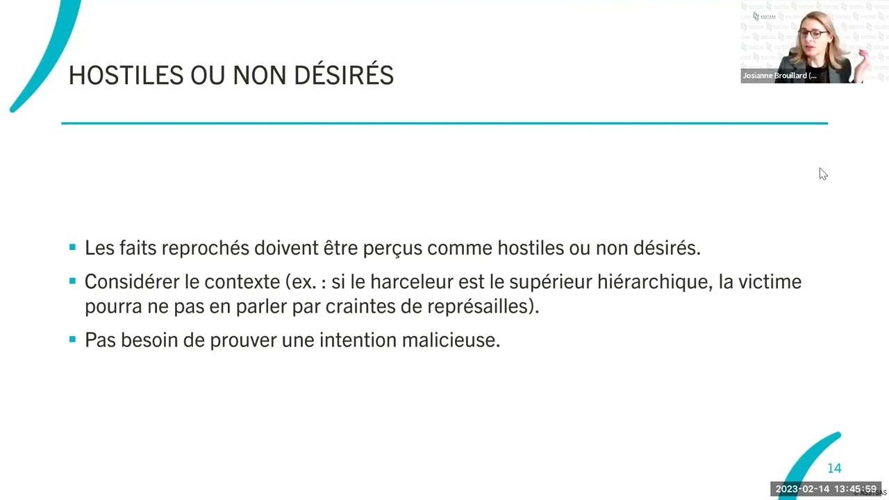 Pr&eacute;venir le harcelement psychologique et promouvoir la civilite au travail [Autoformation]