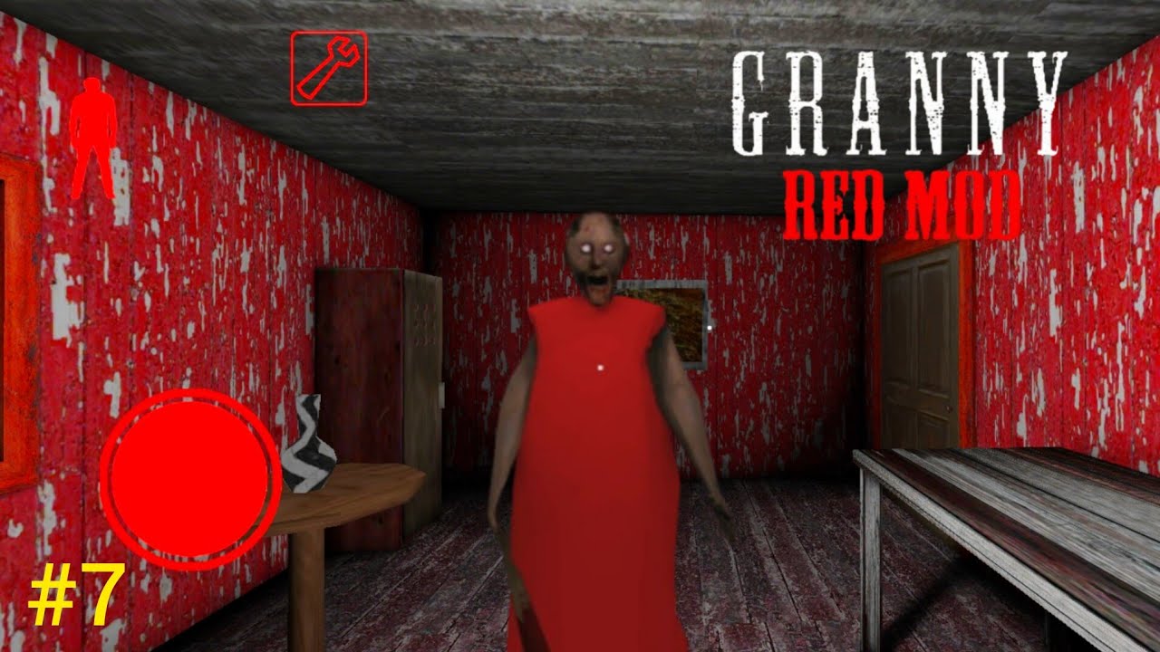 granny game door escape gameplay I Granny Red  mode  😲 episode-7