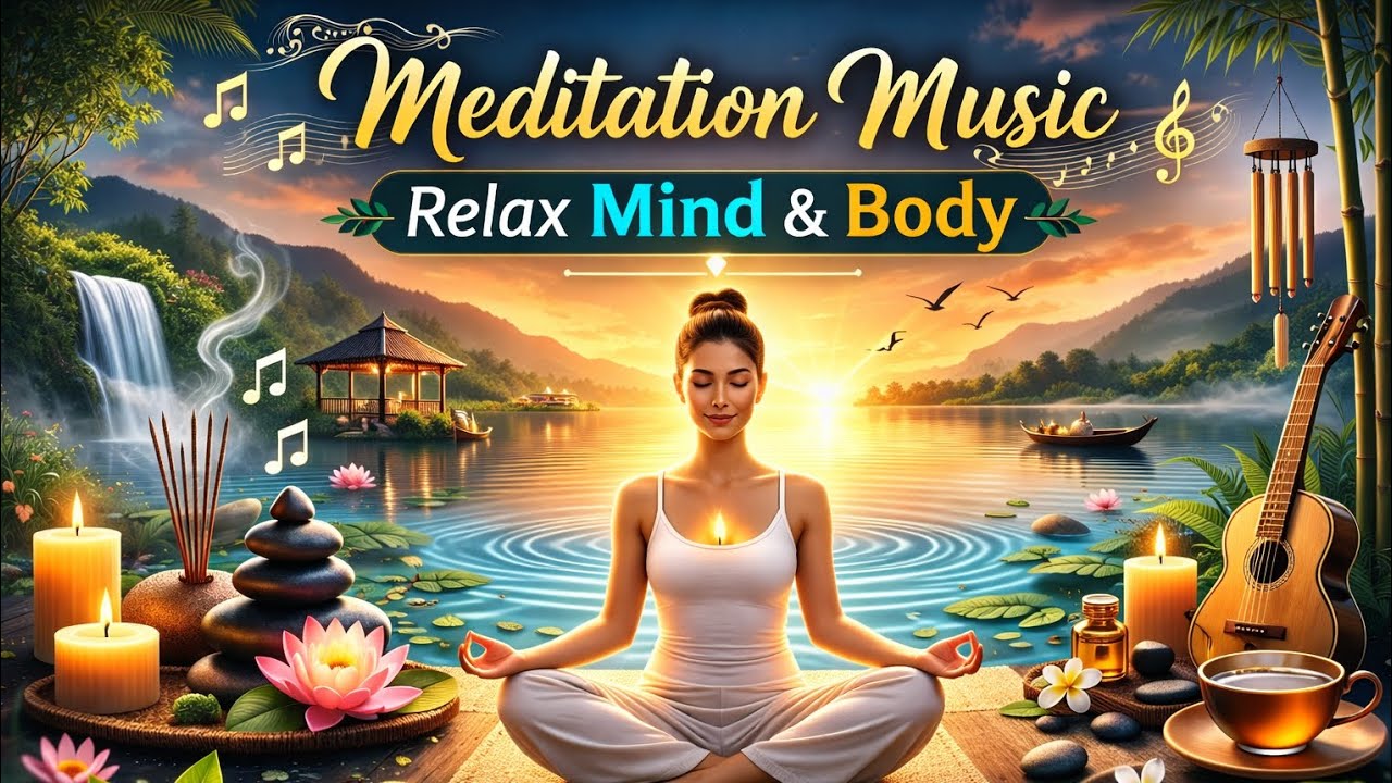 10 - 15 mins Meditation Music – Relax Mind & Body | Deep Healing & Inner Peace