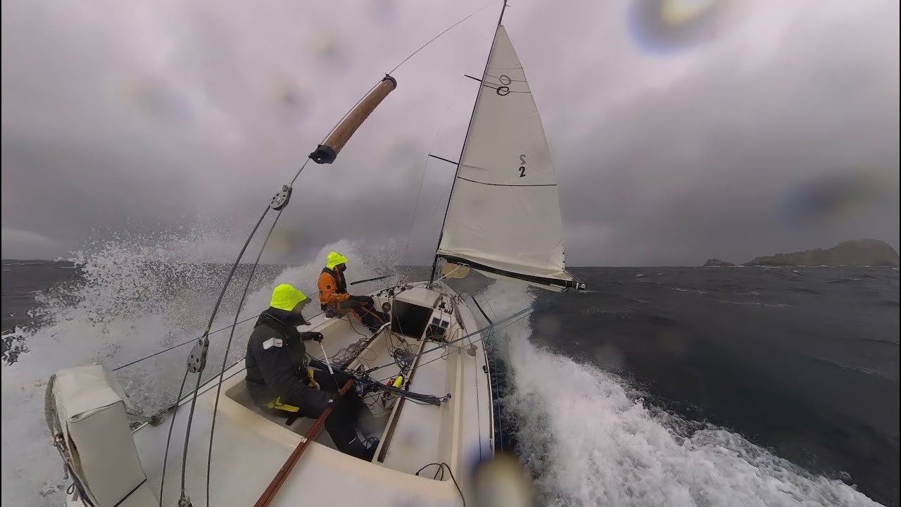 Heavy weather sailing around the Farallon Islands - Doublehanded Farallones Race 2024