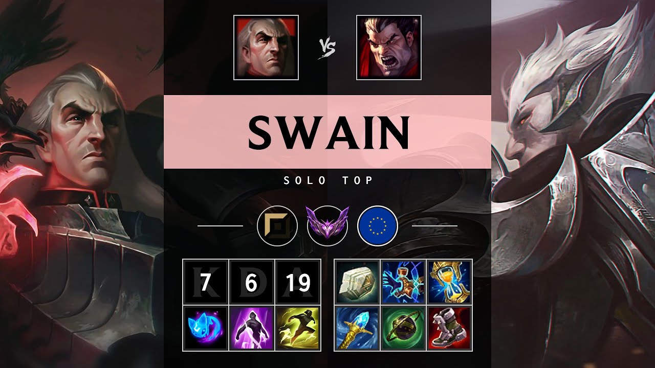 Swain Top vs Darius - EUW Master Patch 25.18