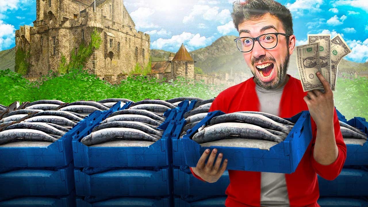 VENDO TODOS LOS PECES en FARMING SIMULATOR 25 HIGHLANDS 😍