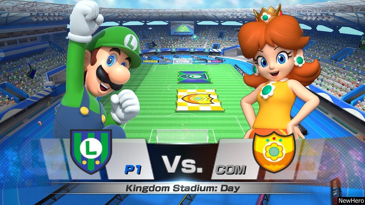Mario Sports Superstars - Team Luigi Vs. Team Daisy