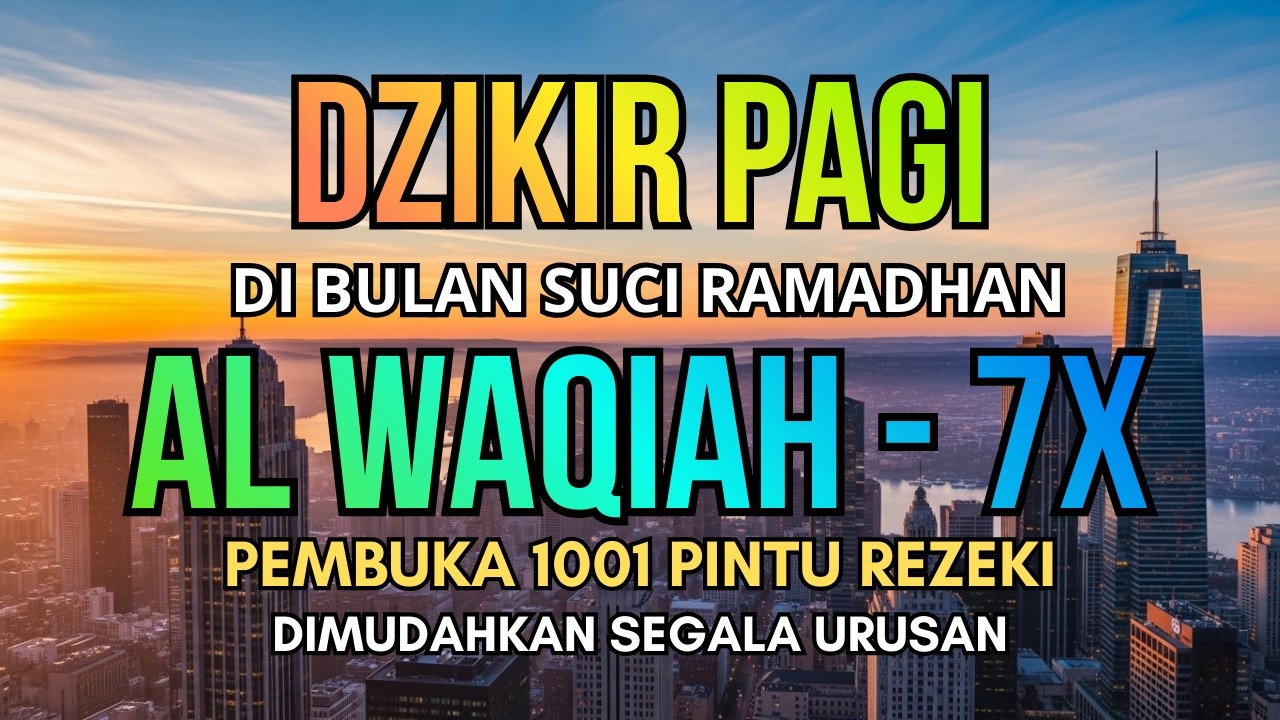🌟 AWALI HARI DENGAN INI! Al Waqiah Dzikir Pagi Penuh Keberkahan