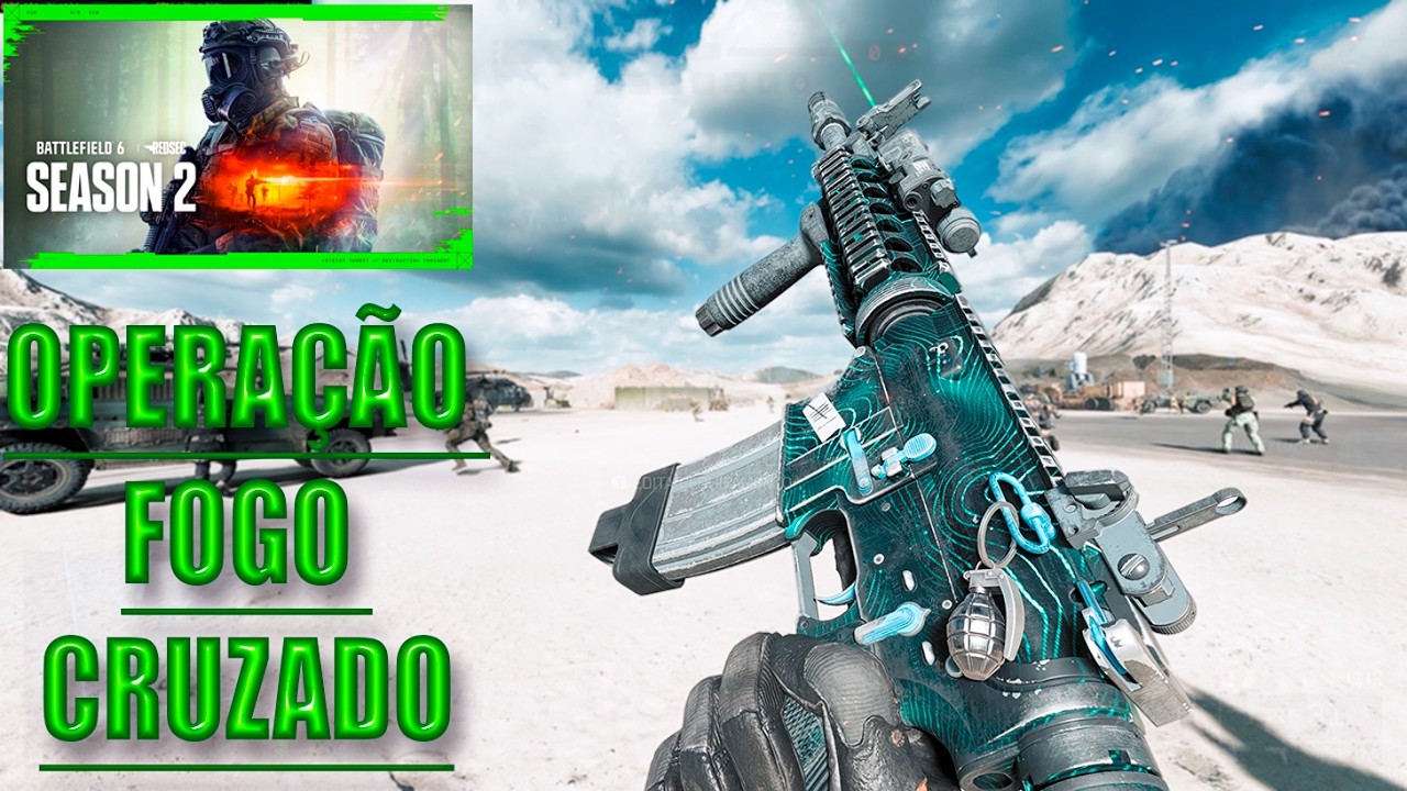 Battlefield™ 6 (PC): Vitória Modo Escalada - Operação Fogo Cruzado - Terra Arrasada - 28 Eliminações