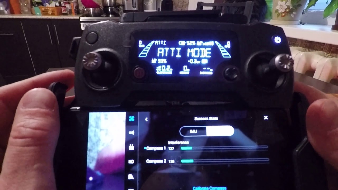 compass error exit p-gps mode лечим мавик про