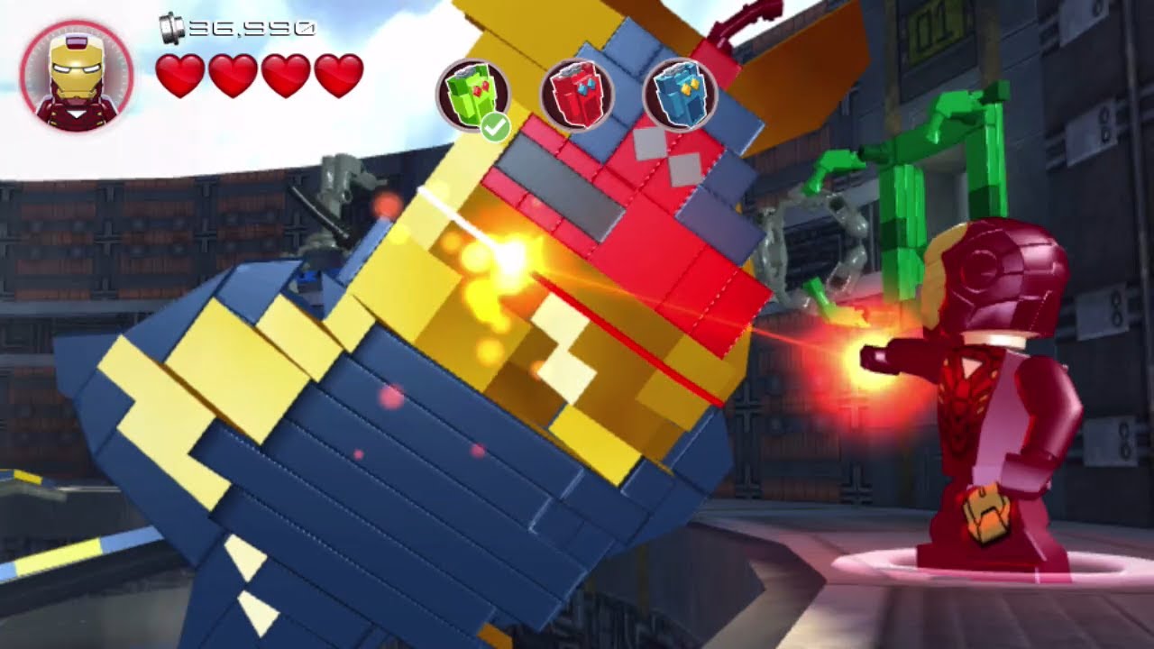 Lego Marvel’s Avengers (PS Vita/3DS/Mobile) Raising The Helicarrier - Free Play