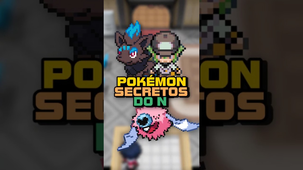 OS POKEMON SECRETOS DO N EM BLACK & WHITE 2 !