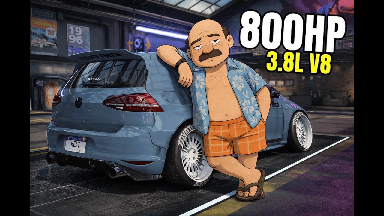 Need for Speed Heat 800HP VOLKSWAGEN GOLF GTI CLUBSPORT Customization  Max Build