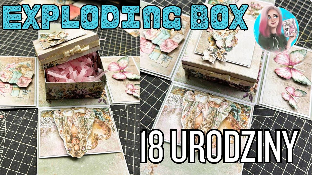 Exploding box na 18 urodziny 🎉 Oryginalne opakowanie na pieniądze lub upominek.