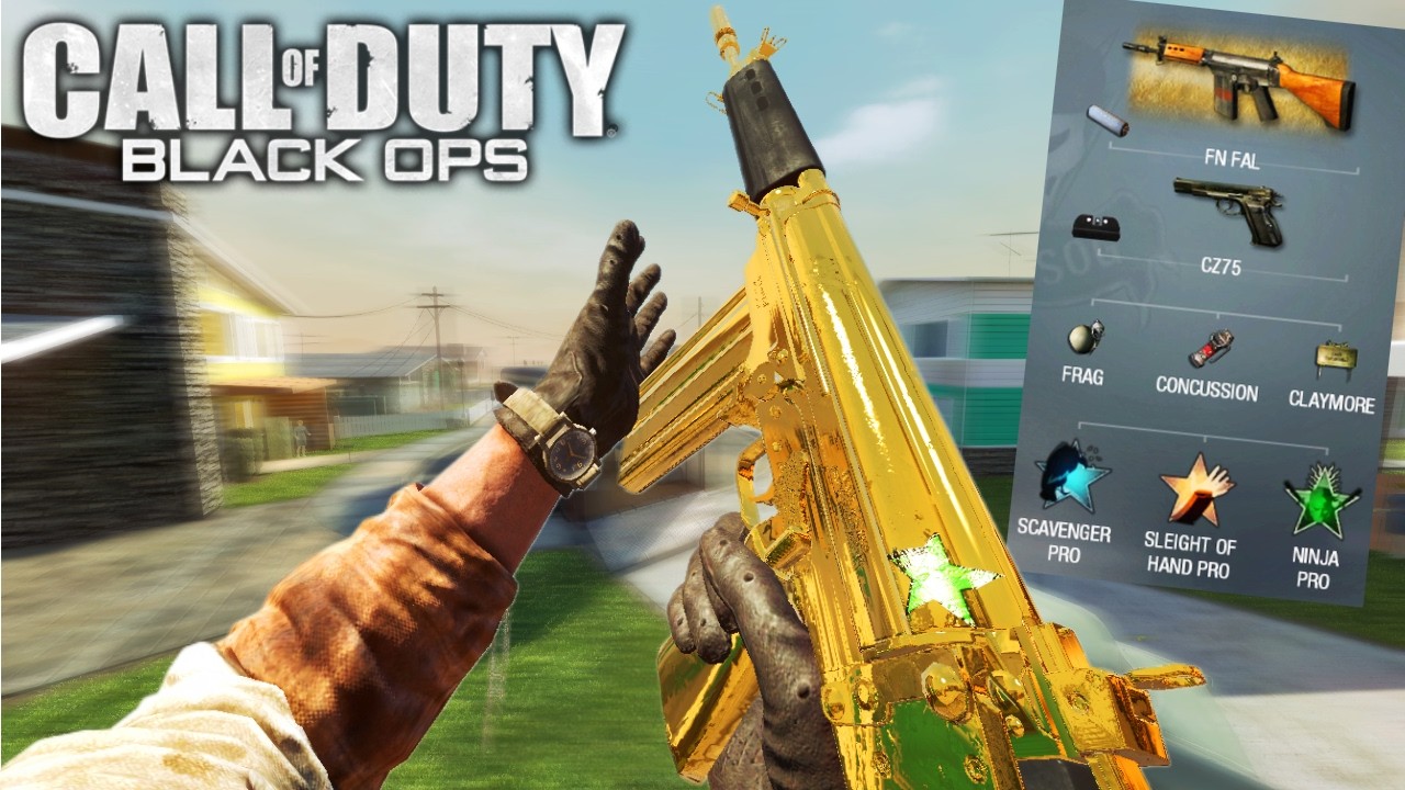 Black Ops 1 Fn Fal HITTING HARD COD BO1 Xbox 2024