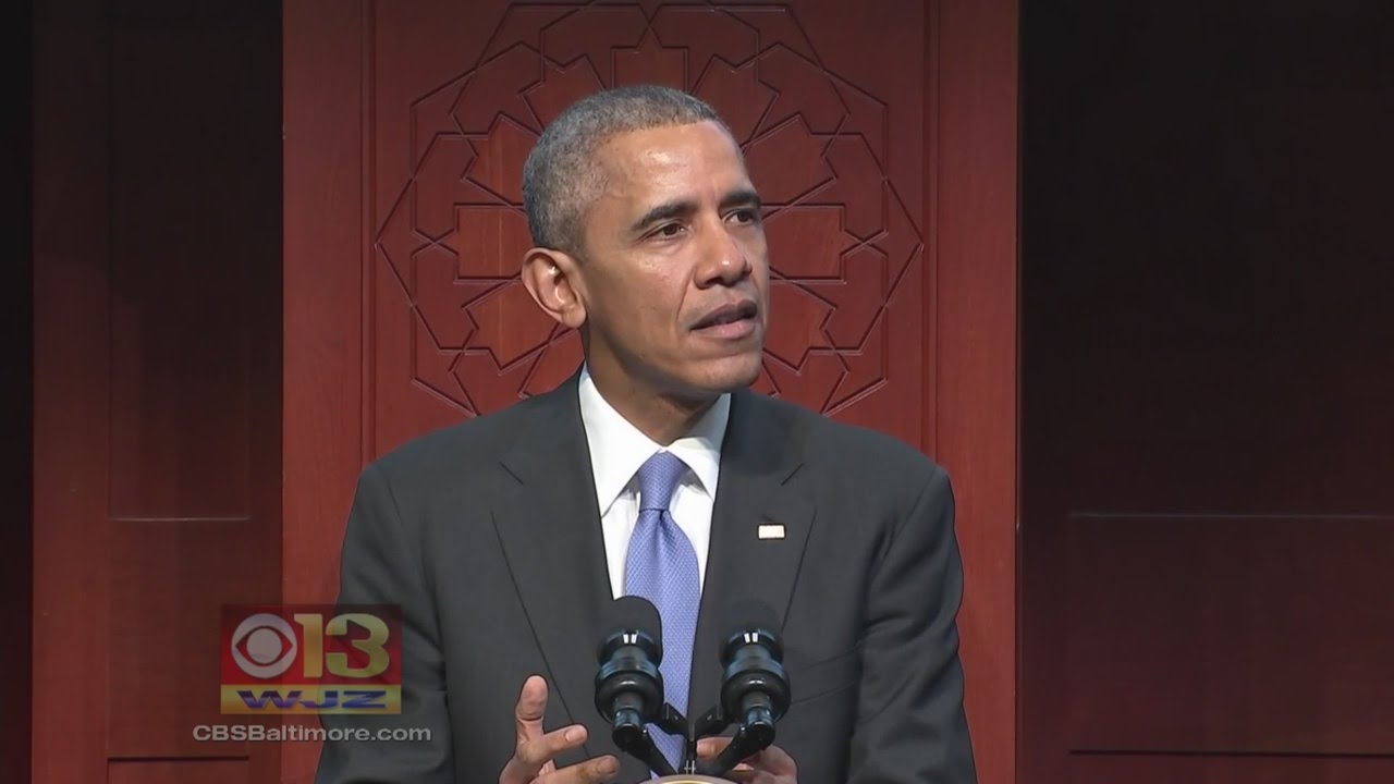 Obama Visits U.S. Mosque, Says Impression Of Muslims Distorted