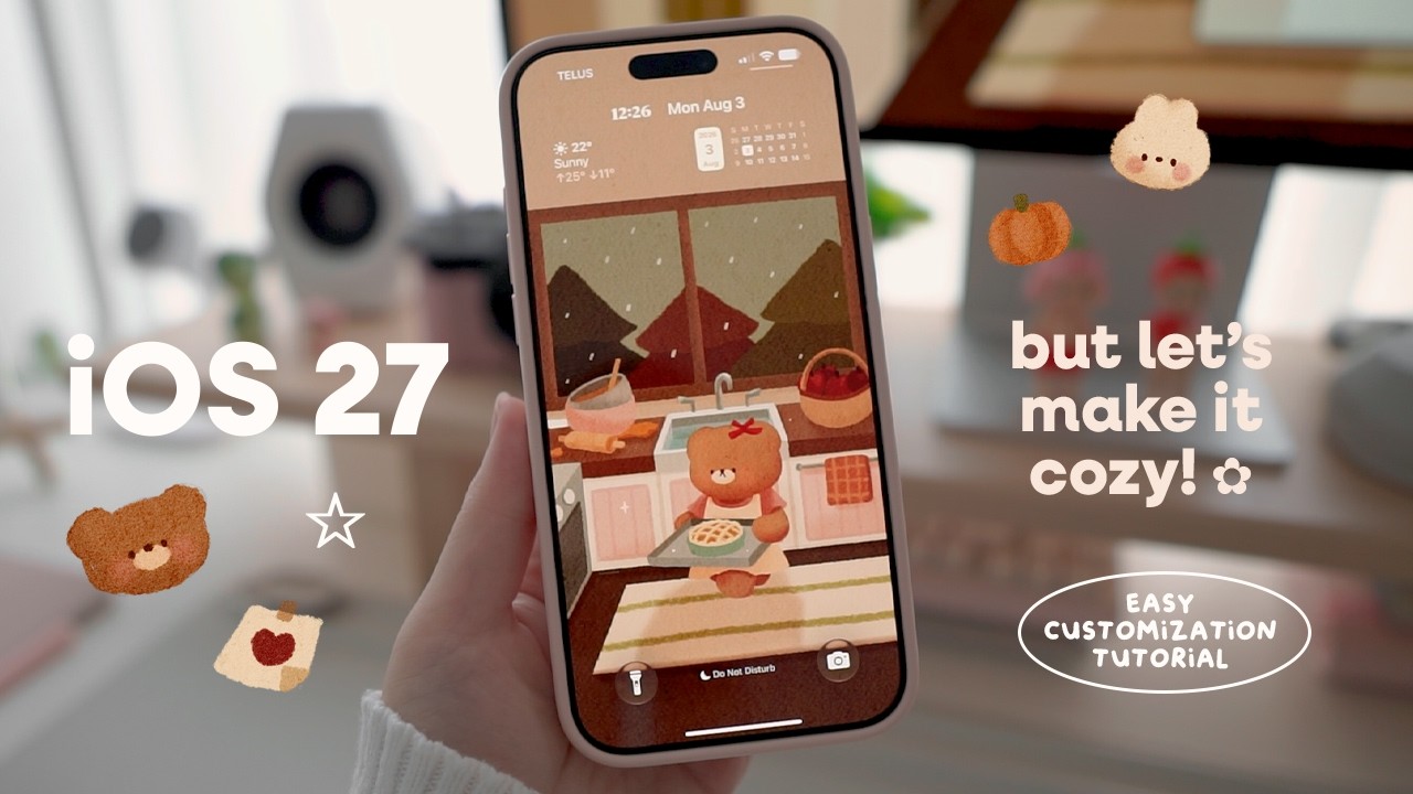 iOS 27, но делаем его уютным 🍂✿ быстрый гайд по теме, новые функции, милые рингтоны для SMS