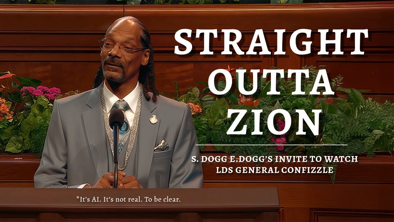 AI Snoop Dogg invites you to watch LDS General Conference