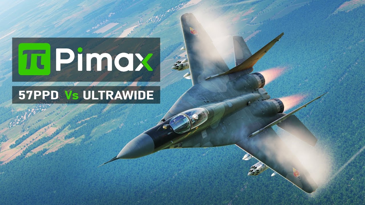 Какая VR-гарнитура PIMAX лучше всего подходит для авиасимуляторов? 57PPD против сверхширокоугольн...