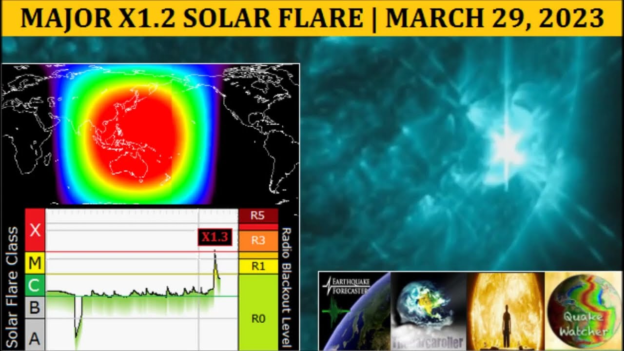 Major X1.2 Solar Flare | March 29, 2023