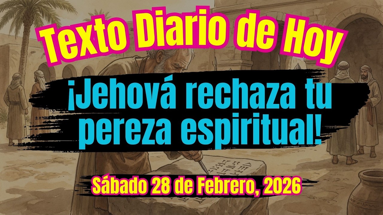 ¡Satanás te puede robar a tus hijos! 👺 | Texto Diario de Hoy Sábado 28 de Febrero 2026
