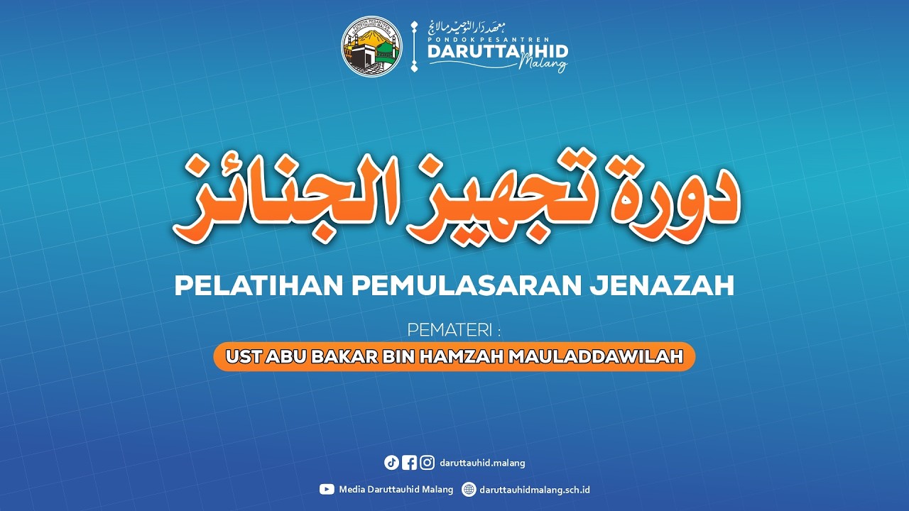 🔴LIVE  Seminar Mempersiapkan Mayit | Pemateri : Habib Abu Bakar bin Hamzah Mauladdawilah, 16/02/2026
