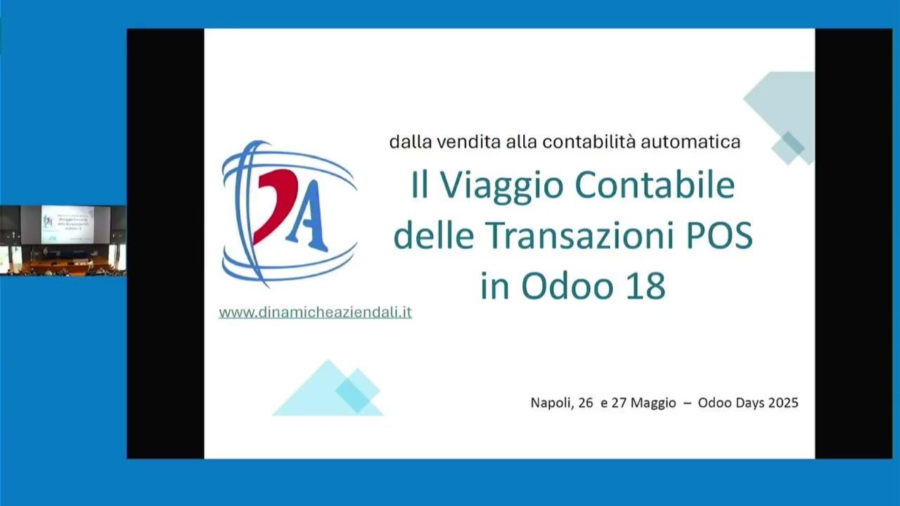 Il viaggio contabile delle transazioni POS in Odoo 18