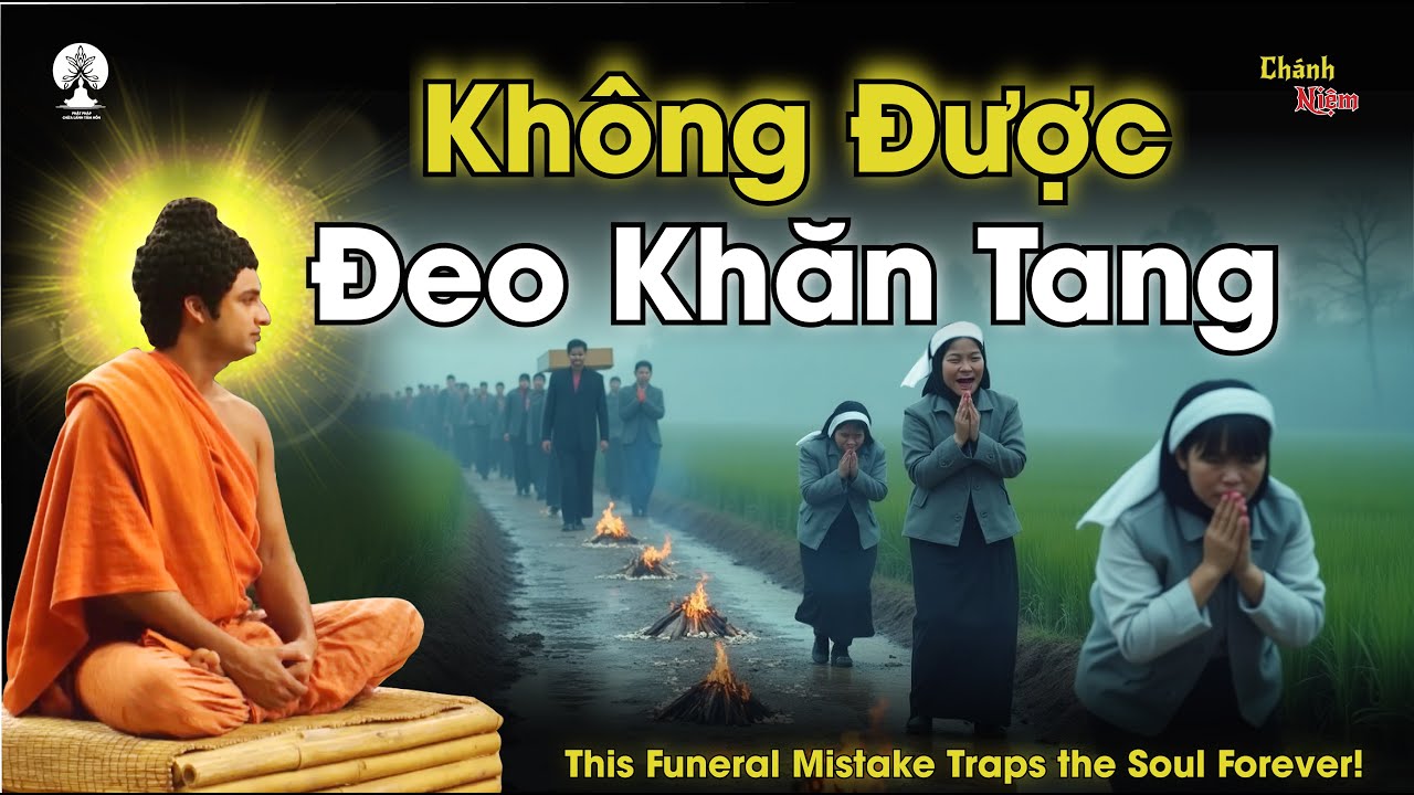 Vì Sao Không Được Đeo Khăn Tang Khi Có Người Mất? Đức Phật Cảnh Báo Lý Do Khiến Ai Cũng Sợ Hãi.