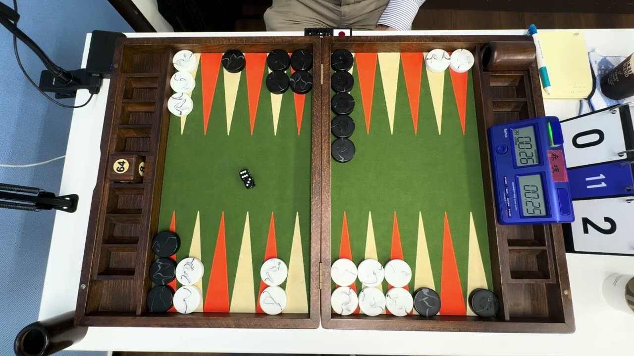 JBS 32nd BANSEI Tokyo League vs Naoki Iketani Match 1 (Backgammon Title Match)