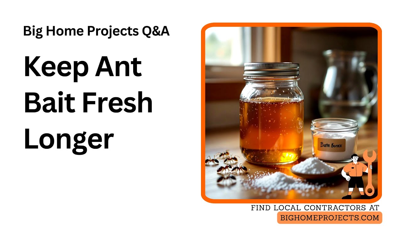Borax Sugar-Bait Longevity Tips For Stored Ant Solution