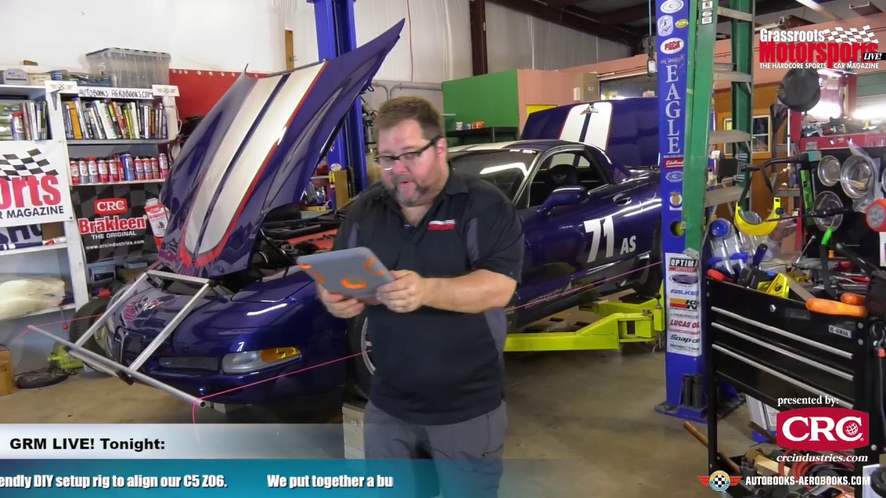 DIY string alignment stands. GRM Live! Presented by CRC Industries
