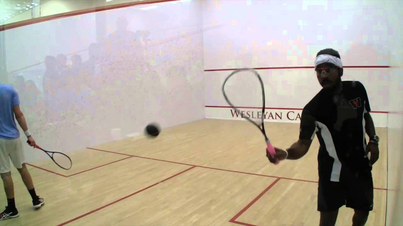 Men's College Squash: 2014 Wesleyan Round Robin - Wesleyan and Tufts #2s