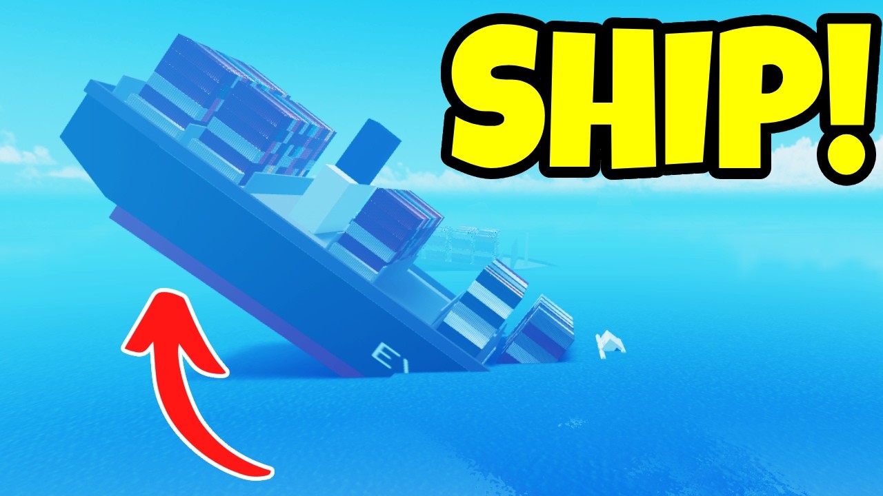 Выживите на реалистичном тонущем грузовом судне! | Roblox Simulator