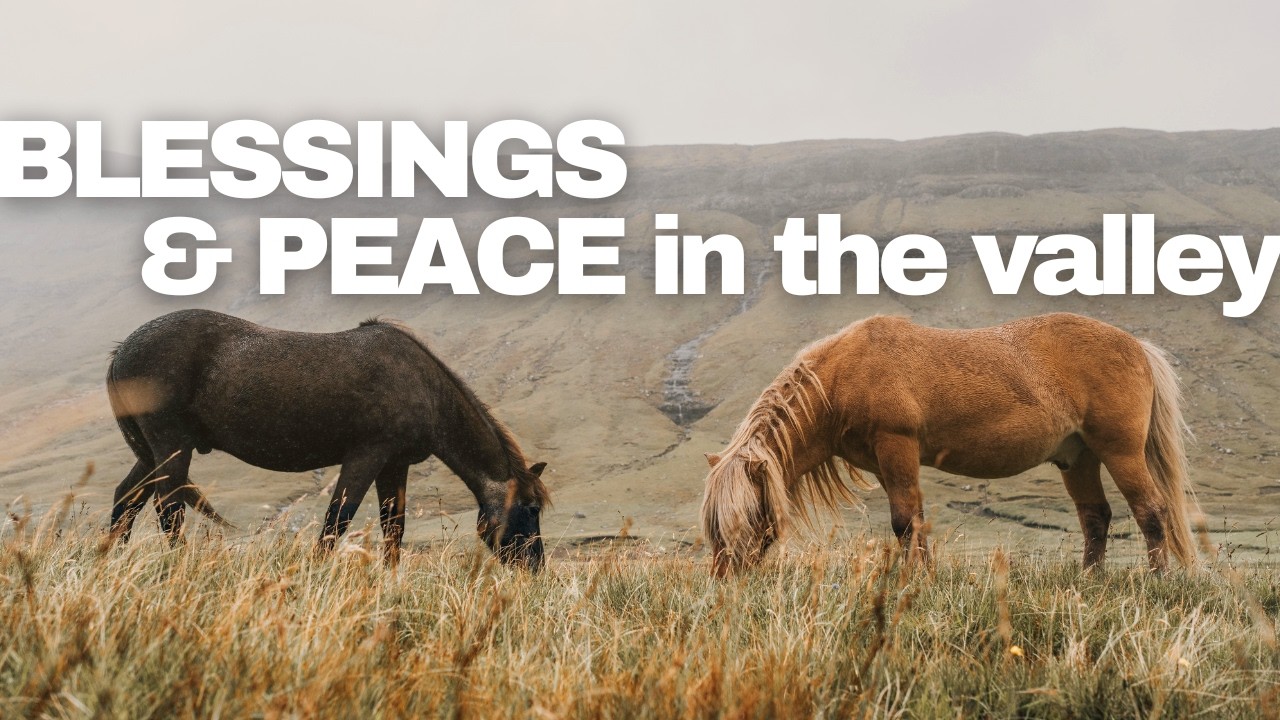 Blessings & Peace in the Valley | Christian Country LoFi Worship (1 Hour )