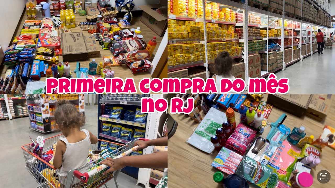 PRIMEIRA COMPRA DO MÊS MORANDO NO RIO DE JANEIRO