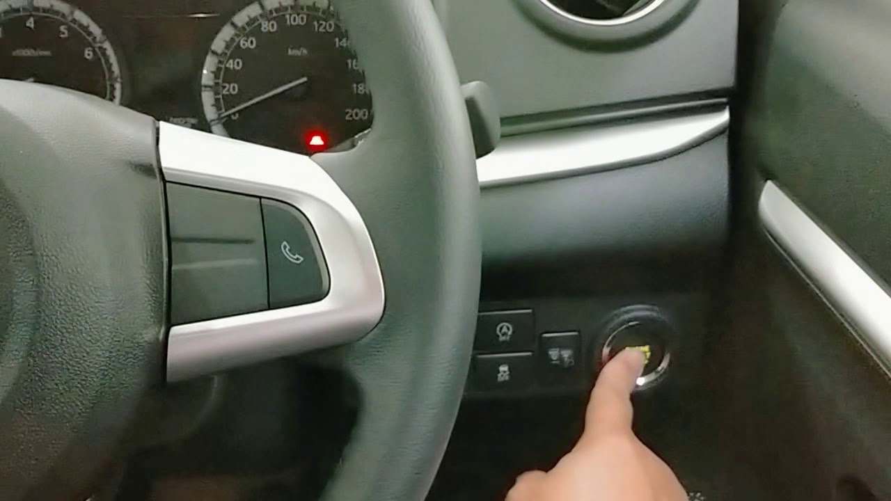 Perodua Aruz - Proper way of push start button to start engine and Eco drive mode setting