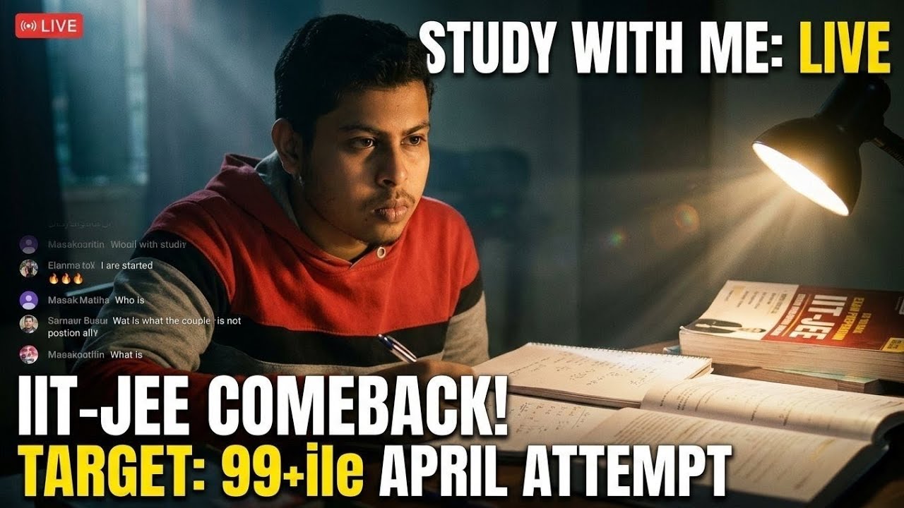 Study with me #jeemain April Attempt