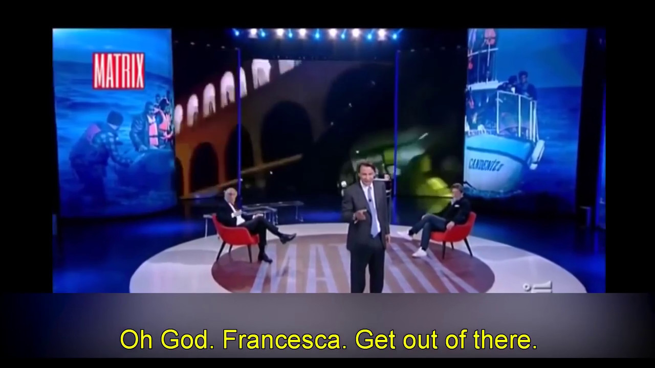 Francesca Parisella assaulted by African 