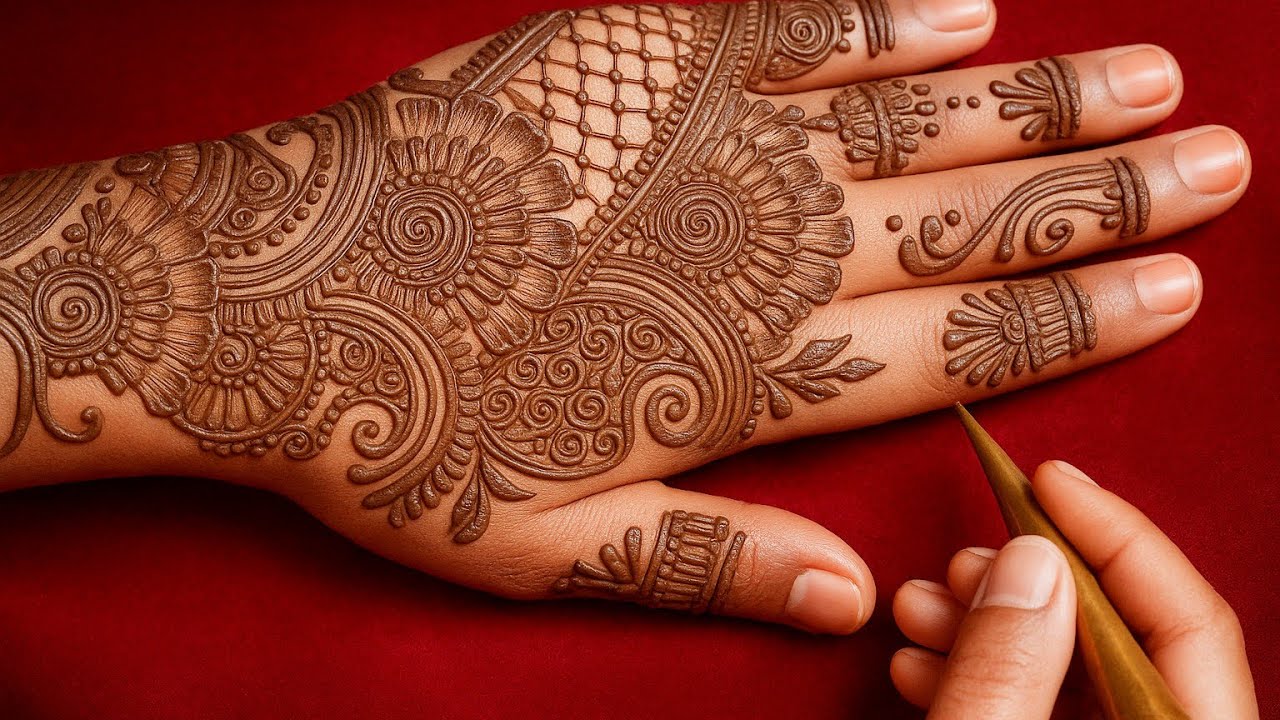 Mehndi Design Latest Back Hand ||Simple Arabic Mehandi Designs ||Mehandi Ka Designs 