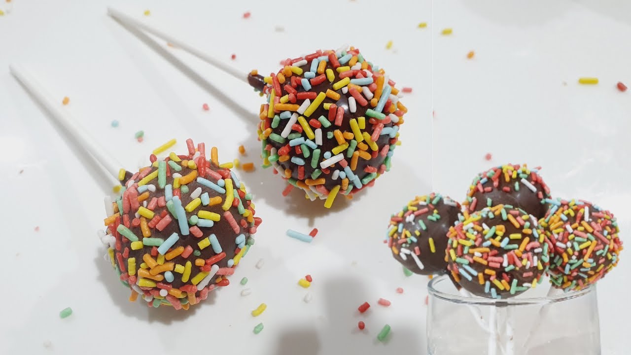 5 Minute Microwave CAKE POPS! EASIEST Homemade Cake Pops Without Oven or Frosting!