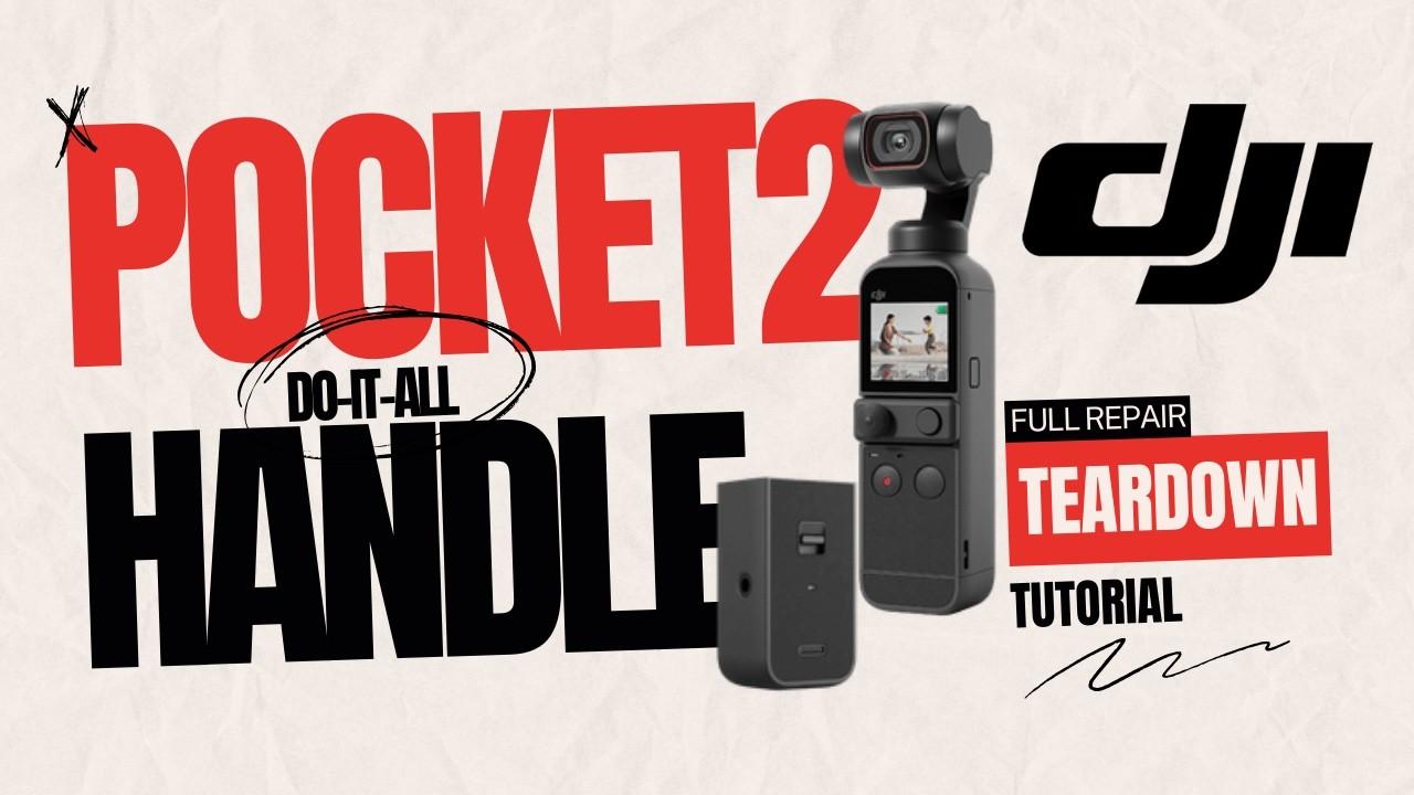 This DJI Pocket 2 Do-It-All Handle is DEAD | How to Repair and Teardown