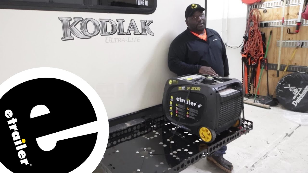 etrailer | A Closer Look at the Mount-n-Lock GennyGo Folding Generator and Cargo Carrier